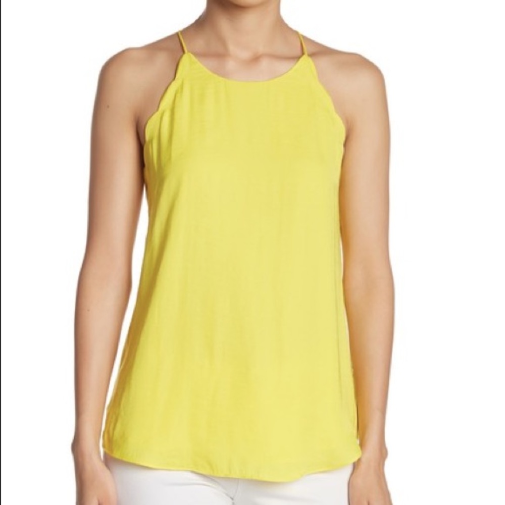 Fab'rik Scalloped Edge Halter Blouse